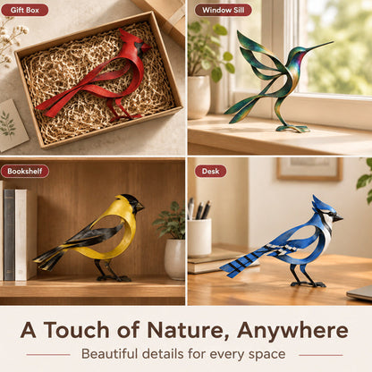 🕊️Metal Bird Sculpture for Home Decor