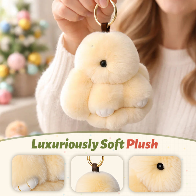 🐰Söt påskhare plyschnyckelring - presentalternativ i plåtburk, 🎁Söt påsköverraskning