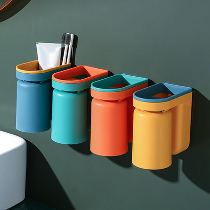 Anti-mold Toothbrush Holder (With Mug)