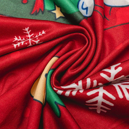 🎄Julelastiskt dammskydd för matstolar - en varm och festlig atmosfär som följer med dig genom julen🎄