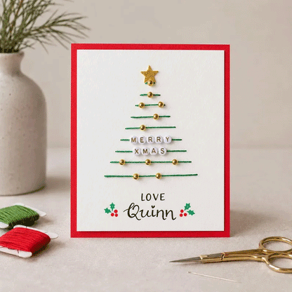 🎄🧵Merry & Bright Christmas DIY Kit (6 pcs)