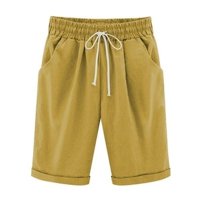 Resår i midjan, avslappnade och bekväma sommarshorts