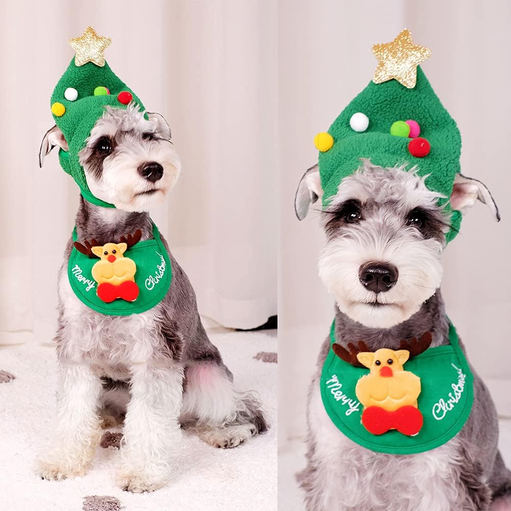 Bedårande julgransmössa med pom-pom