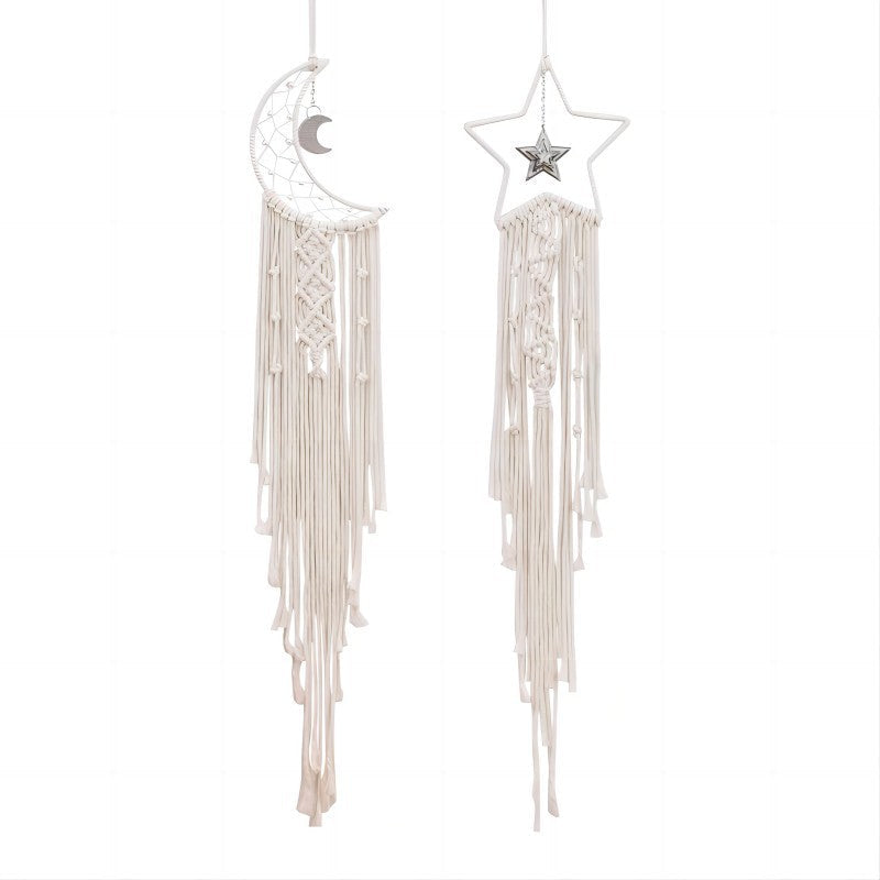 🌙Drömmande vävd väggdekoration