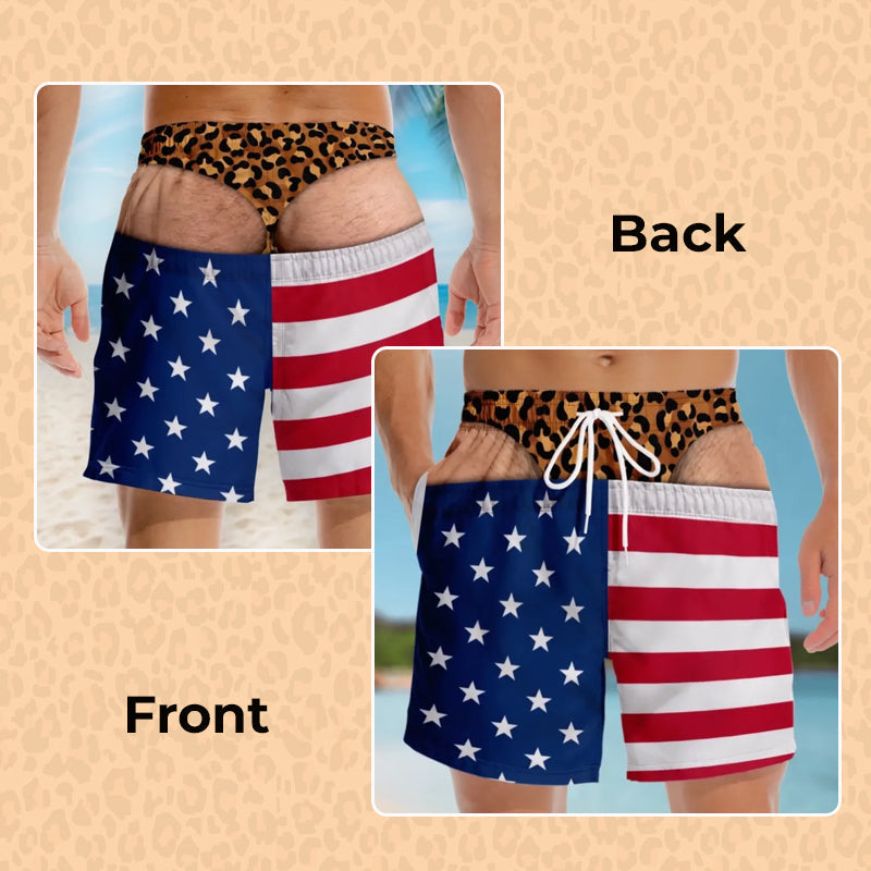 Funny Underwear Beach Boxer Briefs