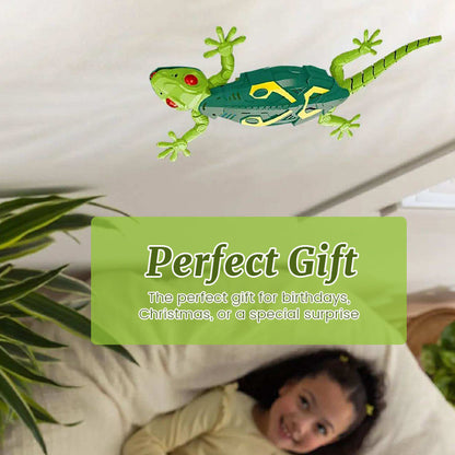 Infraröd väggklättrande gekko-leksak med ljus 🦎✨