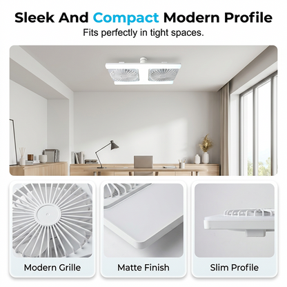 💡 LIMITED-TIME 50% OFF! ✨ 2-in-1 LED Ceiling Fan Light – Dual Cooling, Ultra Bright, Tool-Free Install 🌀