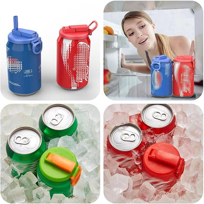 Silicone Straw Soda Can Lid✨