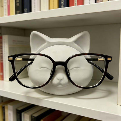Kattformad glasögonhållare – Söt och funktionell skrivbordskompanjon