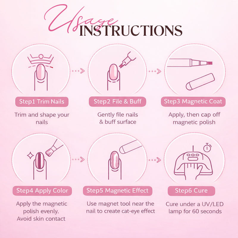 ✨7-i-1 kattögon-nagelskyddspenna