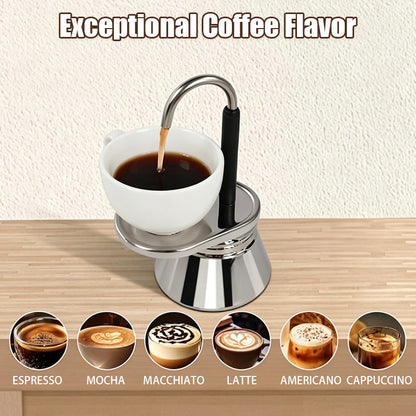 Classic 304 Stainless Steel Moka Pot