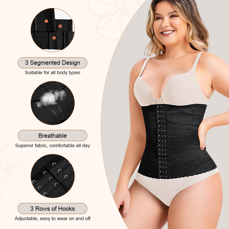 Midjeformande, magplattande, knäppt midjeband🔥✨