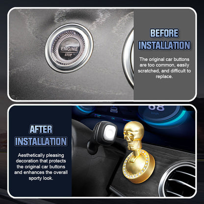 💀 Startknappsskydd med dragkrok