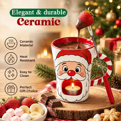Christmas Chocolate Fondue Mug