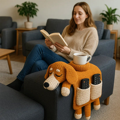 🐶 Cozy Companion Vibes – Virkad Hundsofforganisator