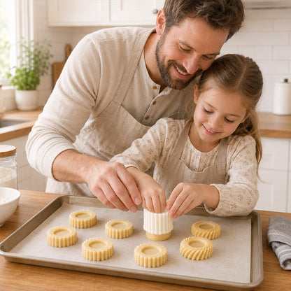 2-in-1 Double-Sided Pastry Mold for DIY Desserts