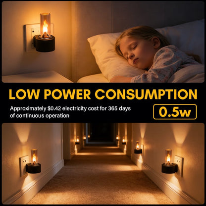 🔥USB-lampa med realistisk låga