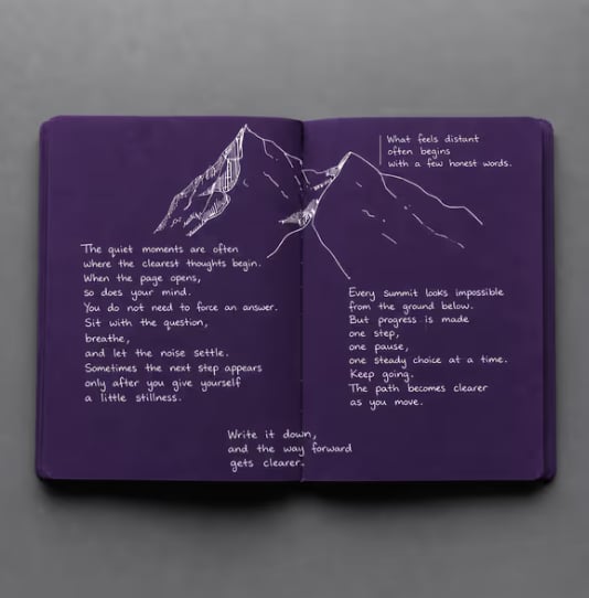 📘 Notedfy Think Blue Notebook – A Different Page for Better Ideas 💙