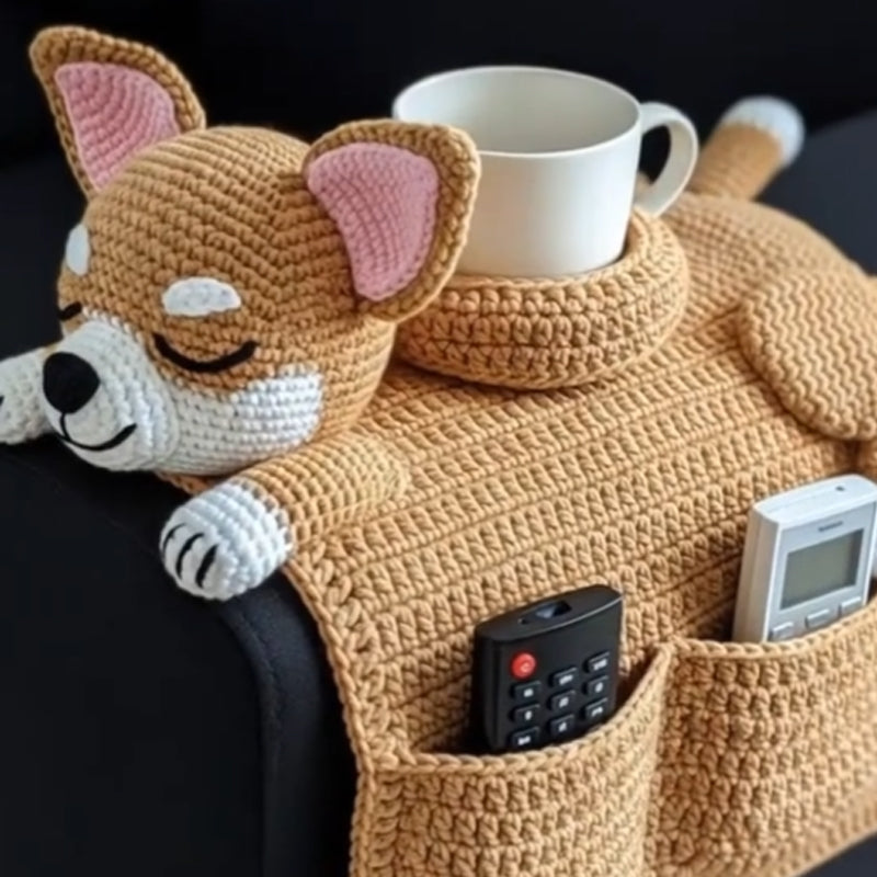 🐶 Cozy Companion Vibes – Virkad Hundsofforganisator