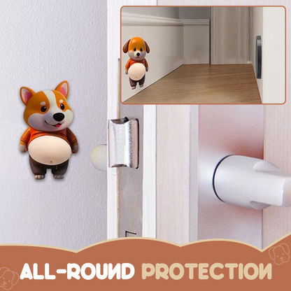 Stormagad Shiba Inu/Corgi - Supermjuk silikon antikollisionsdekal