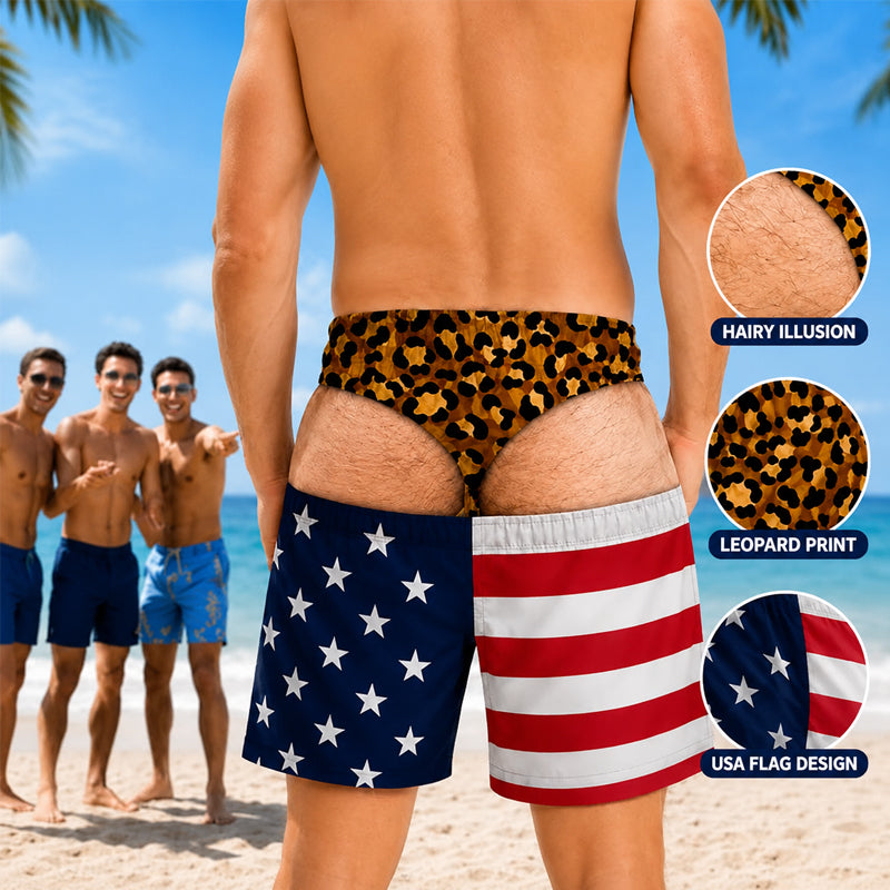Funny Underwear Beach Boxer Briefs