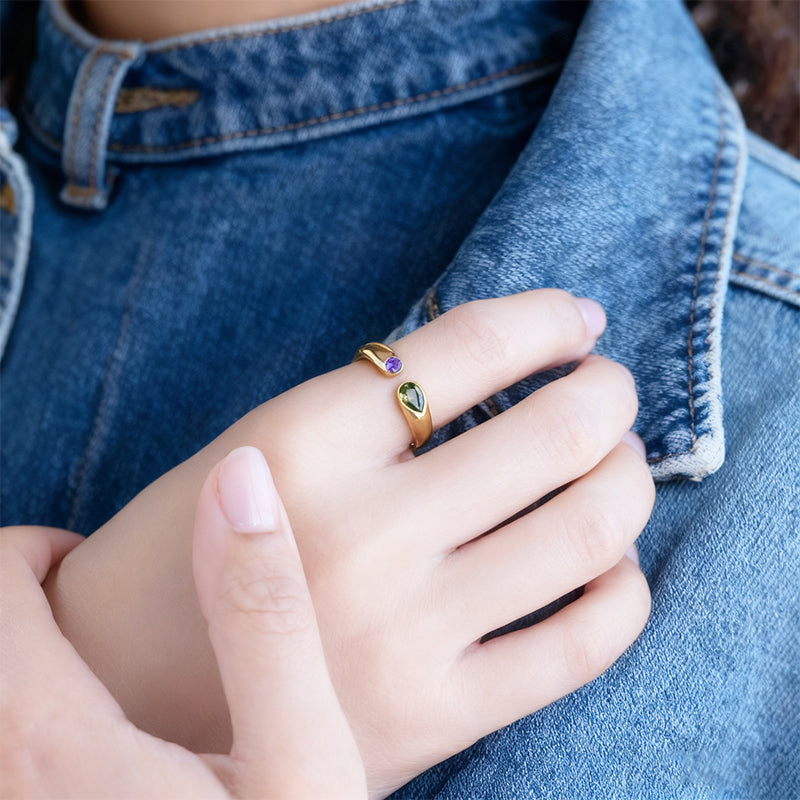 🎁 Birthstone Ring Series - För varje gnistrande du 💫