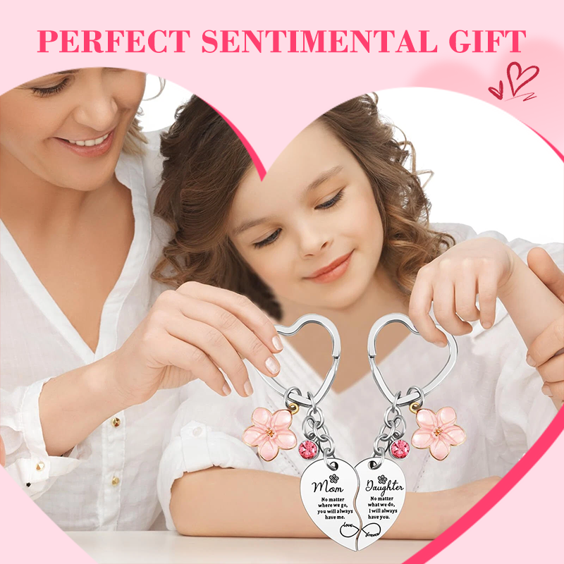 💞 Hjärtformad nyckelringsset — En morsdagspresent för att uttrycka tacksamhet till mamma