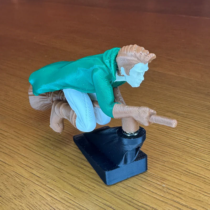 Häxa och trollkarlskvast driftande instrumentpanelprydnad