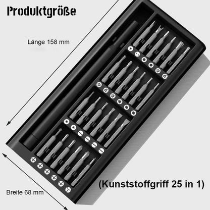 25 i 1 multifunktionsskruvmejselsats