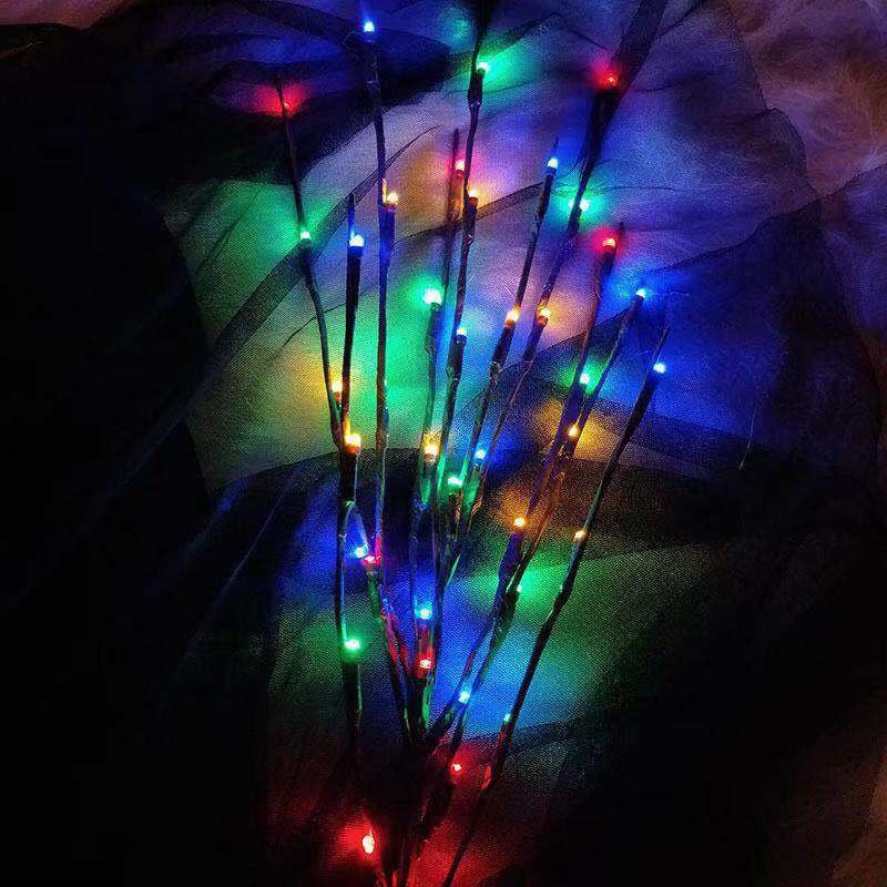Dekorativa LED-upplysta grenar (20 lampor）