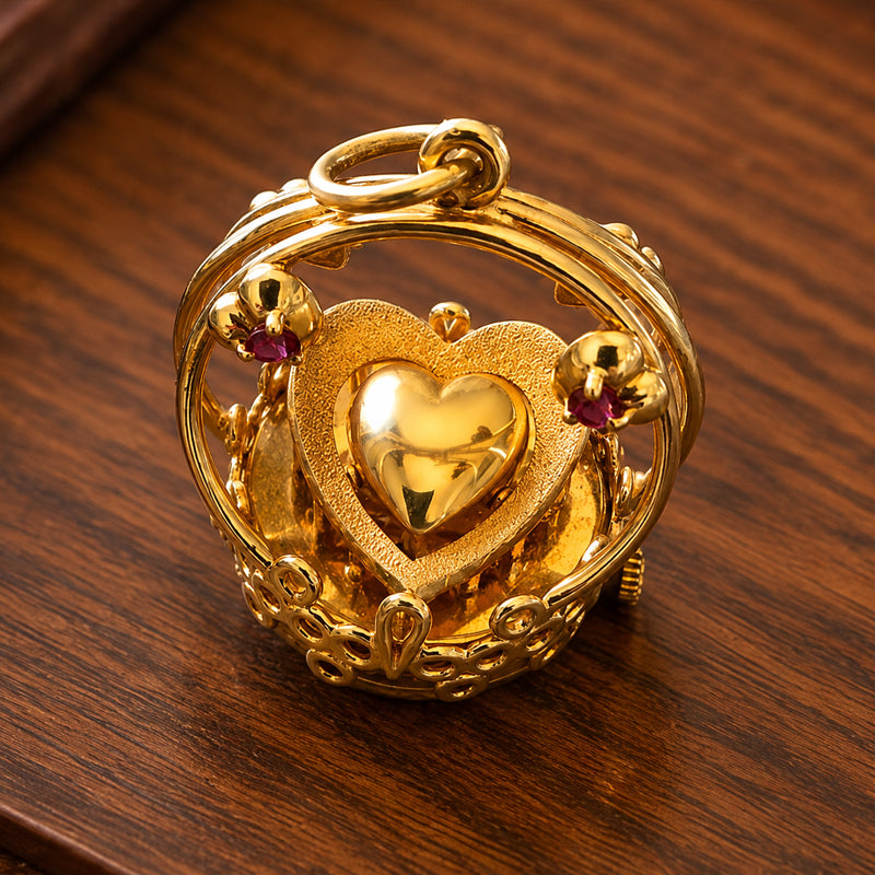 Heartbeat mechanical pendant