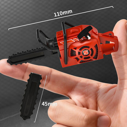 Mini nyckelring med dragsnöre för motorsåg