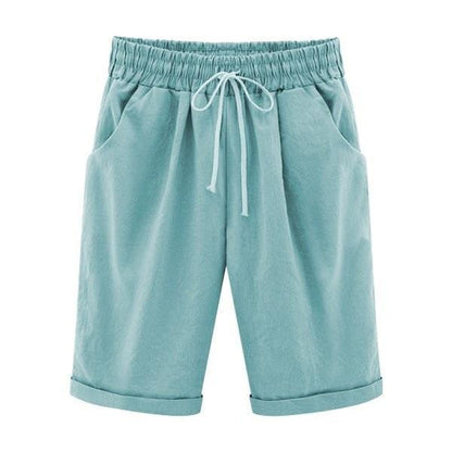 Resår i midjan, avslappnade och bekväma sommarshorts