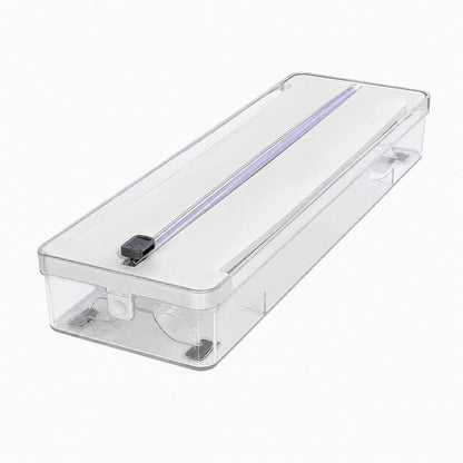 Kitchen Aluminum Foil Paper Plastic Wrap Storage Cutting Box 🍳