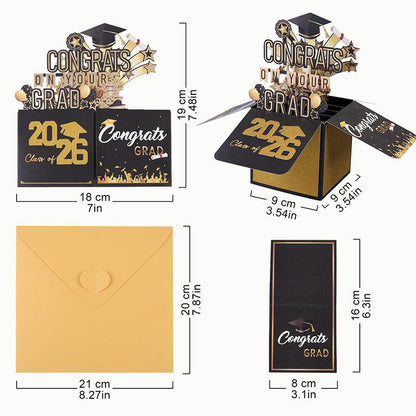 Pop-up Graduation Card Box