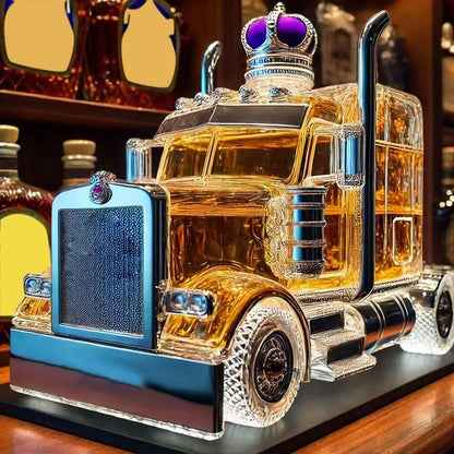 Lastbil whiskyflaskor