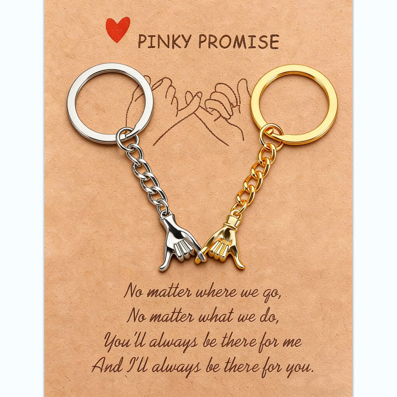 Pinky Promise Par Nyckelringsset