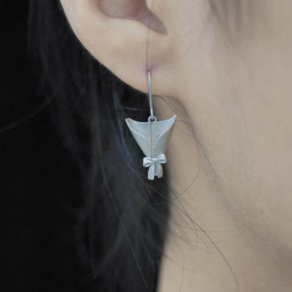 Blomvas-droppörhängen 🌸