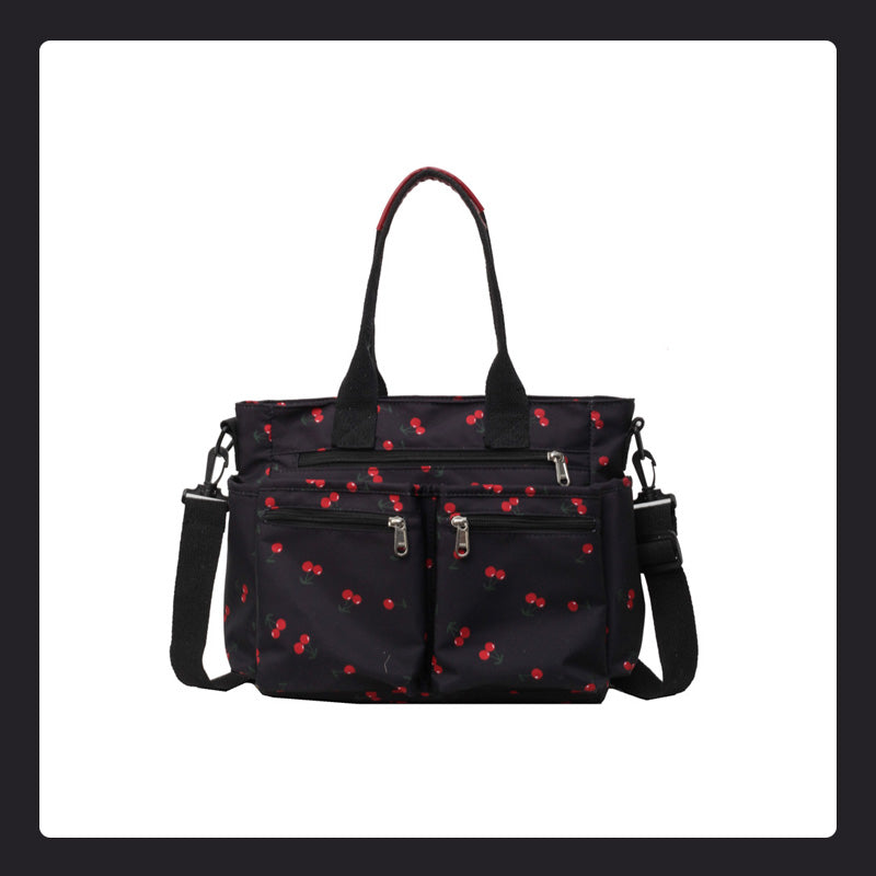 🍒Totebag med körsbärstryck