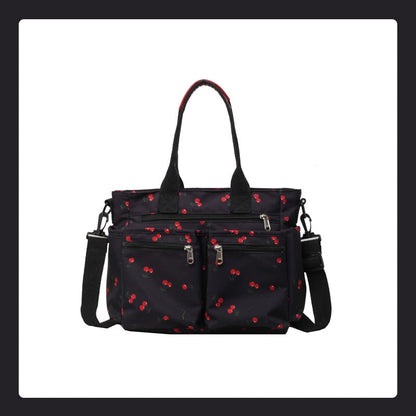 🍒Totebag med körsbärstryck