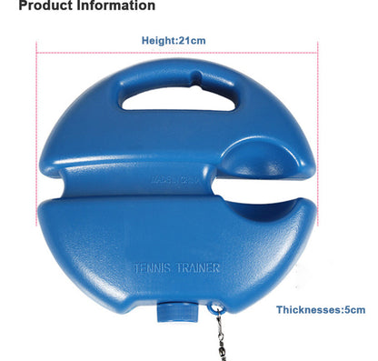 Tennistränare för enspel – träningshjälpmedel med återvändande boll