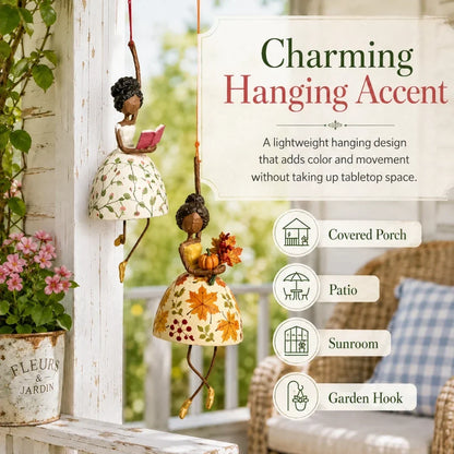 💃🌸 Let Your Space Dance — Whimsical Dancing Lady Hanging Ornament