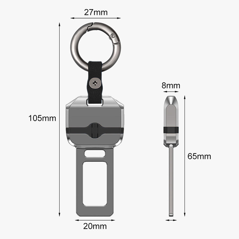 🔥Köp 1 få 1 gratis - Nyckelring med säkerhetsbältesspänne