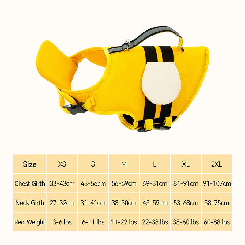 Animal-shaped Dog Life Jackets Swimsuits And Pet Buoyancy Suits