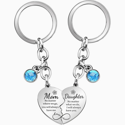 💞 Hjärtformad nyckelringsset — En morsdagspresent för att uttrycka tacksamhet till mamma