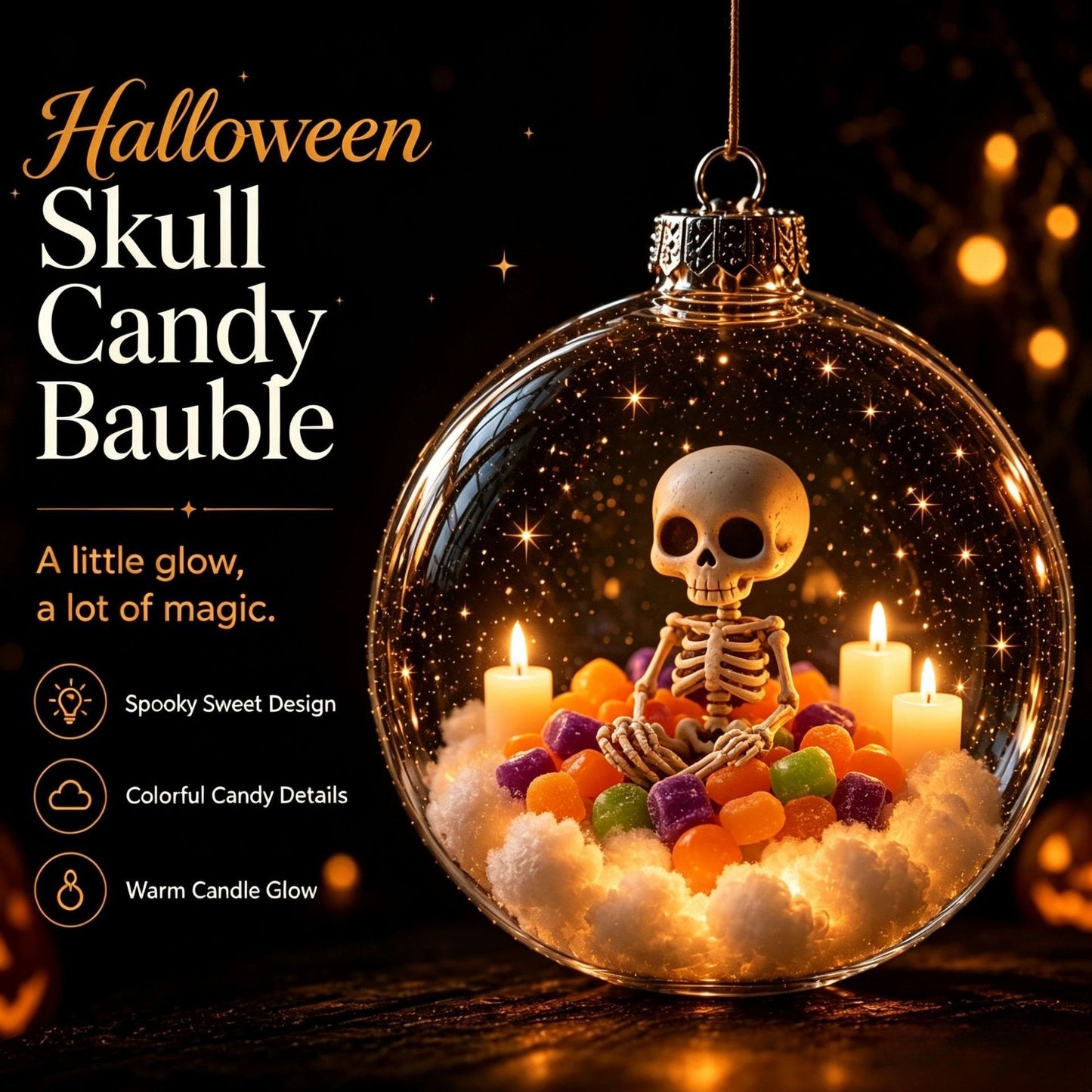 🔥 50% Halloween Early Bird Discount - 🎃✨ Collection of Glowing Mini Pendants for Halloween