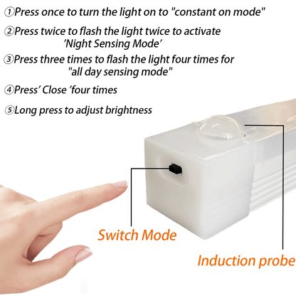 🔥NYÅRSREA - Uppladdningsbara LED-lampor utan stans Smart Sensor Magnetic