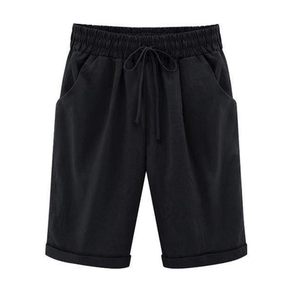 Resår i midjan, avslappnade och bekväma sommarshorts