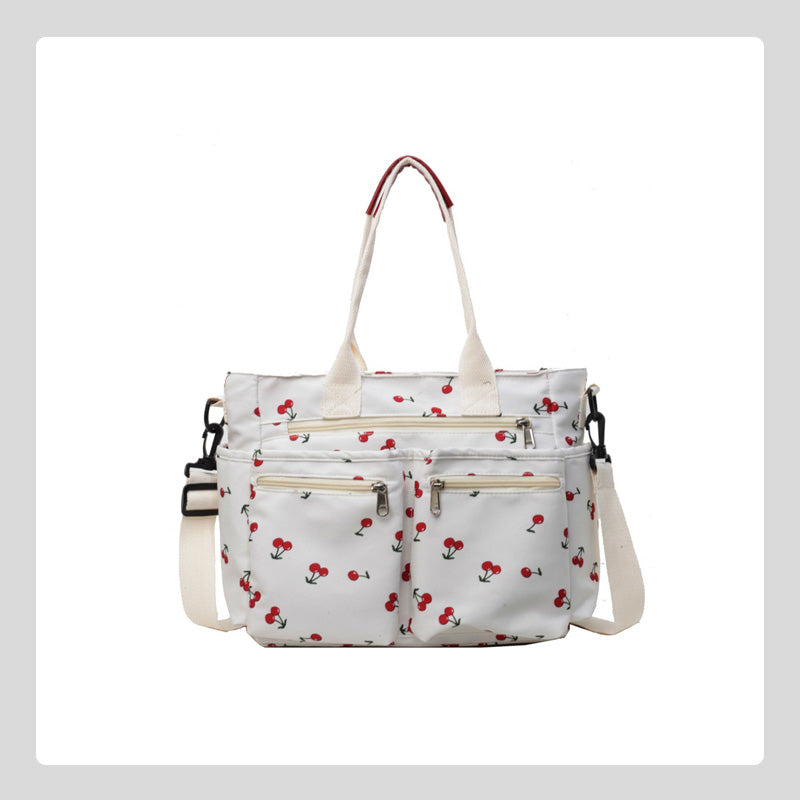 🍒Totebag med körsbärstryck