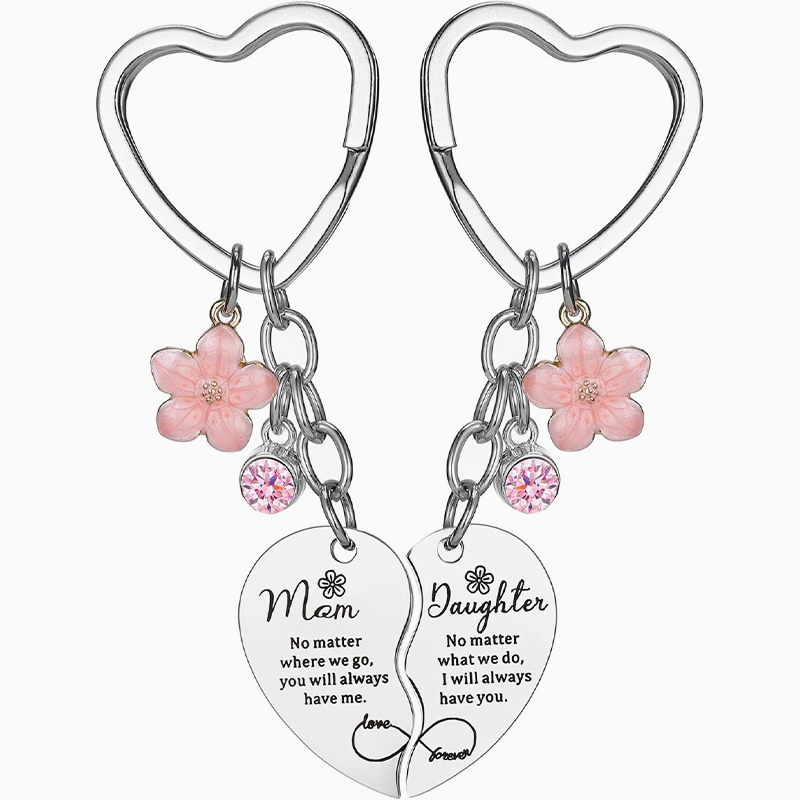 💞 Hjärtformad nyckelringsset — En morsdagspresent för att uttrycka tacksamhet till mamma